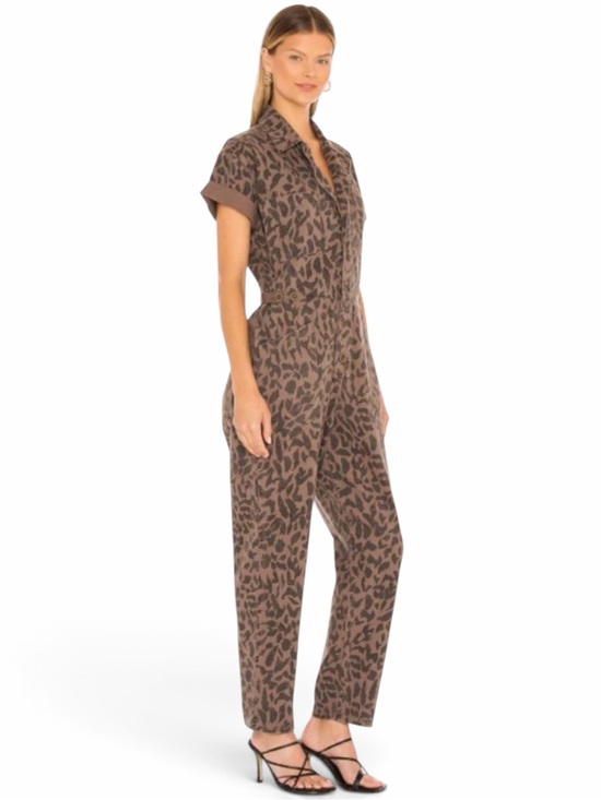 pistola Pants - Pistola Grover Jumpsuit Jagged Leopard Size Small